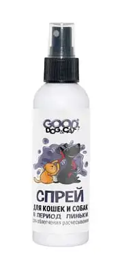 Good Dog&Cat спрей для кошек и собак в период линьки
