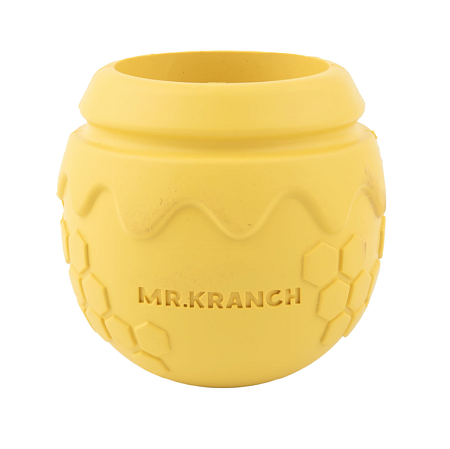 Купить mr.kranch игрушка для собак Горшочек меда с ароматом сливок, желтая