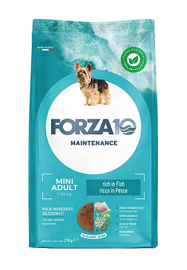 Forza10 Maintenance Adult Mini Pesce сухой корм для взрослых собак мелких пород, с рыбой