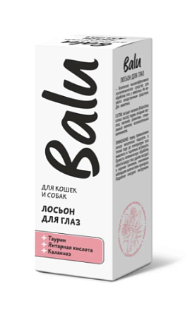 Купить balu лосьон для глаз для кошек и собак