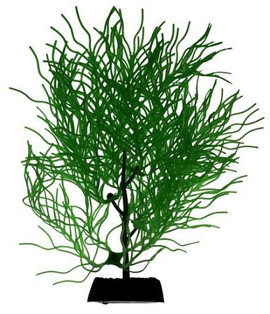 Купить homefish растение для аквариума силиконовое с флюорисцентным эффектом зеленое