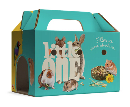 Купить little one переноска картонная для животных