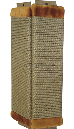 Купить zooexpress когтеточка для кошек угловая, джут