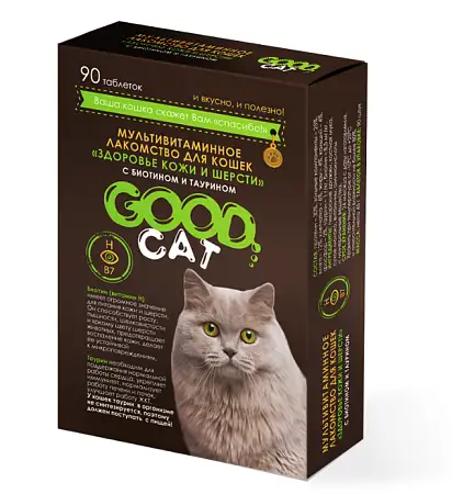 Купить good cat Мультивитаминное лакомство для кошек здоровье кожи и шерсти
