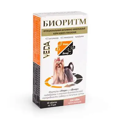 Веда Биоритм мультивитаминный комплекс для собак малых пород