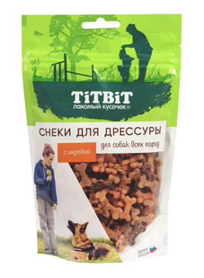 TiTBiT лакомство для собак всех пород снеки для дрессуры с кроликом