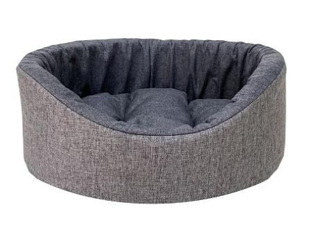 Купить homepet Жаккард melange №1 лежак светло-серый для собак и кошек