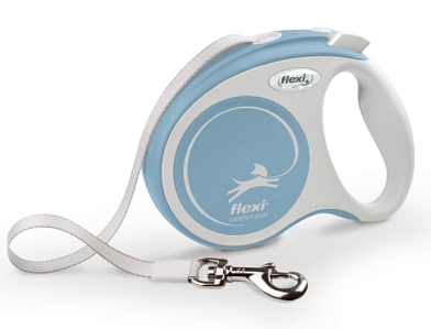 Flexi Comfort Plus рулетка ремень для собак, нежно-голубой