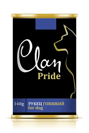 Купить clan pride консервы для собак Рубец говяжий