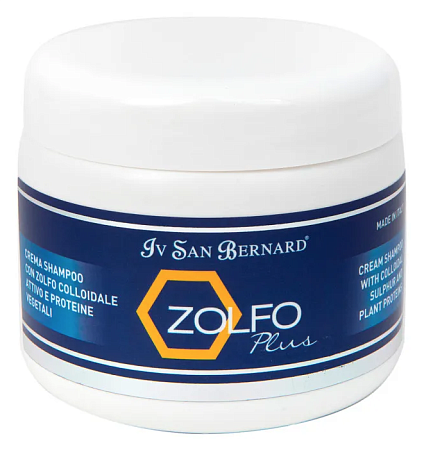 Купить iv san bernard mineral zolfo plus Крем-шампунь с коллоидной серой и растительными белками для собак и кошек