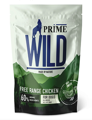 Prime Wild GF Free Range сухой беззерновой корм для взрослых собак и щенков всех пород с курицей