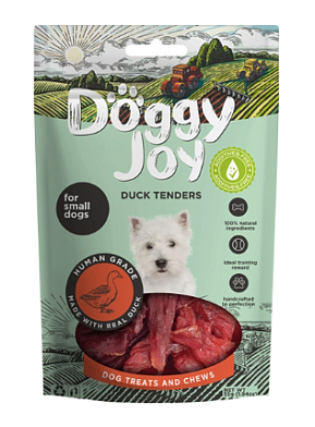 DOGGY JOY лакомство для собак мелких пород, нарезка утиного филе