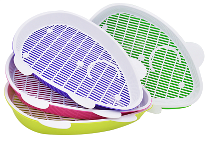 Купить zooexpress туалет для кошек «Мышка» с сеткой