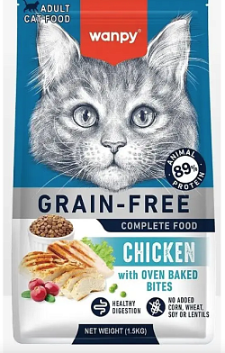 Wanpy Cat сухой корм для взрослых кошек с курицей