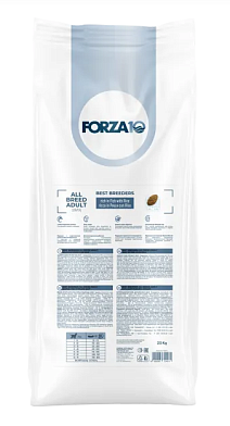 Forza10 Best Breeders All Breed Adult сухой корм для взрослых собак всех пород, богатый рыбой и рисом