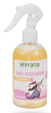 Levrana Love pets Спрей-кондиционер для расчесывания для кошек и собак