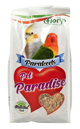 Купить fiory pet paradise комплексный основной корм для средних попугаев