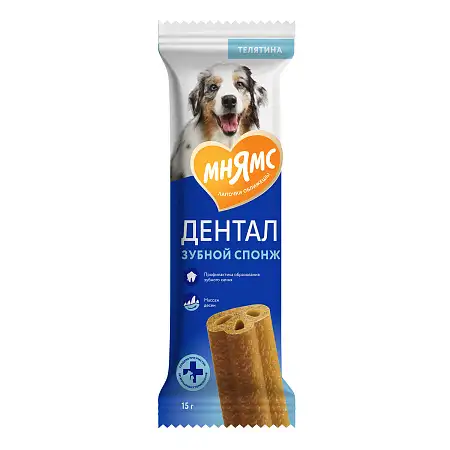 Купить Мнямс dental лакомство для собак Зубные спонжи