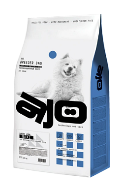 AJO Maxi Adult Breeder сухой корм для взрослых собак крупных пород с гречкой