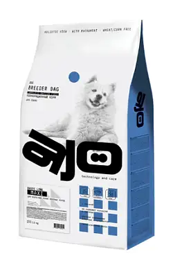 AJO Maxi Adult Breeder сухой корм для взрослых собак крупных пород с гречкой