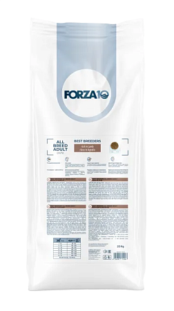 Купить forza10 best breeders all breed adult сухой корм для взрослых собак всех пород, с ягненком