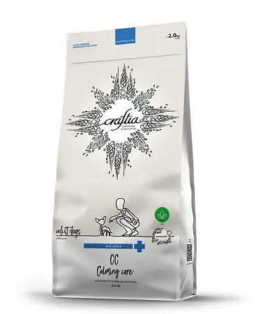 Купить craftia galena dog calming care сухой корм для взрослых собак всех пород при стрессовых ситуациях