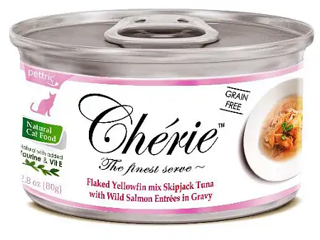 Купить pettric cherie Сигнатюр консервы для кошек тунец и лососем в подливе