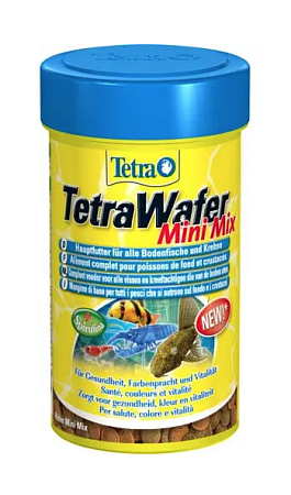 Купить tetrawafermix mini корм в мини-чипсах для всех мелких донных рыб