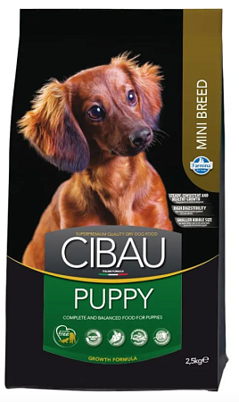 Купить farmina cibau puppy mini сухой корм для щенков мелких пород с курицей