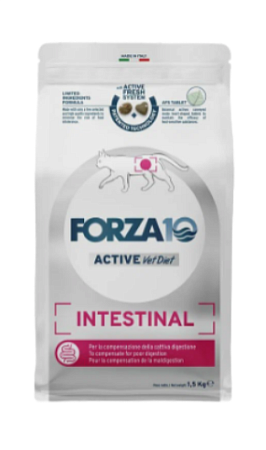 Купить forza10 active vetdiet intestinal сухой диетический корм для взрослых кошек при заболеваниях желудочно-кишечного тракта