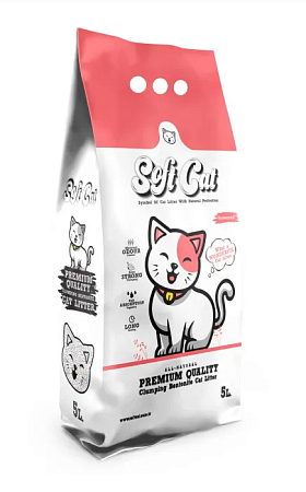 Купить soft cat комкующийся бентонитовый наполнитель для кошек без запаха