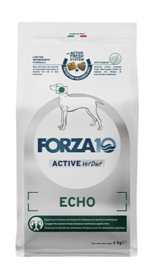 Forza10 Active VetDiet ECHO all size сухой диетический корм для взрослых собак всех пород, при аллергии и непереносимости органов слуха