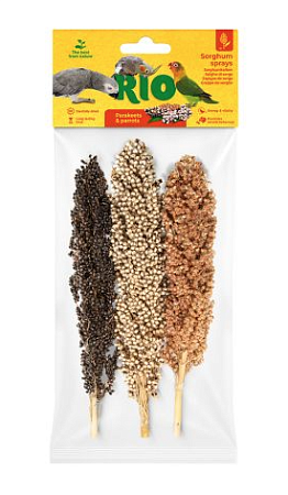 Купить Рио лакомство для средних и крупных попугаев Сорго в колосьях
