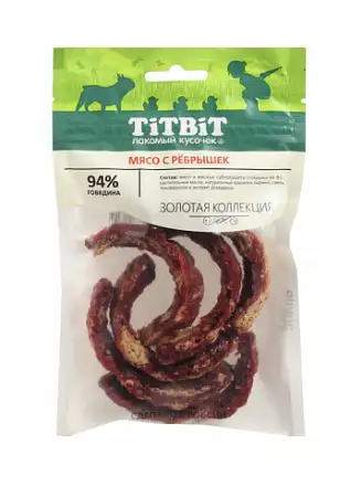 Купить titbit Золотая коллекция лакомство для собак мясо с ребрышек