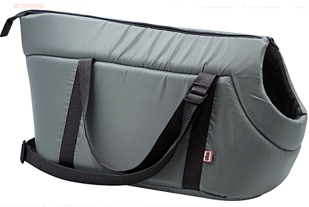 Купить zooexpress Сумка-переноска для кошек и собак водоотталкивающая ткань, серая