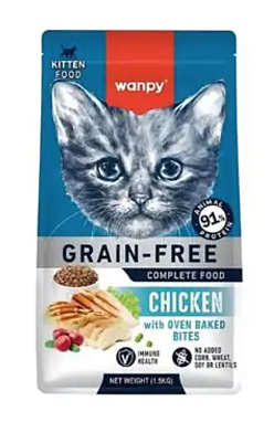 Wanpy Cat сухой корм для котят с курицей